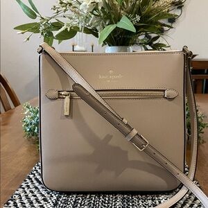 Kate Spade Taupe Crossbody Bag